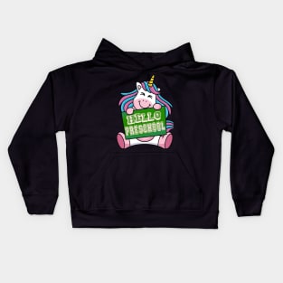 Funny Back to school Unicorn Hello Preschool T shirt Kids Hoodie